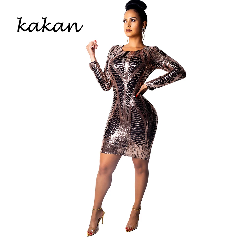Kakan 2019 new women's sequin dress nightclub sexy sequin dress club party dress
Kakan 2019 new women's sequin dress nightclub sexy sequin dress club party dress