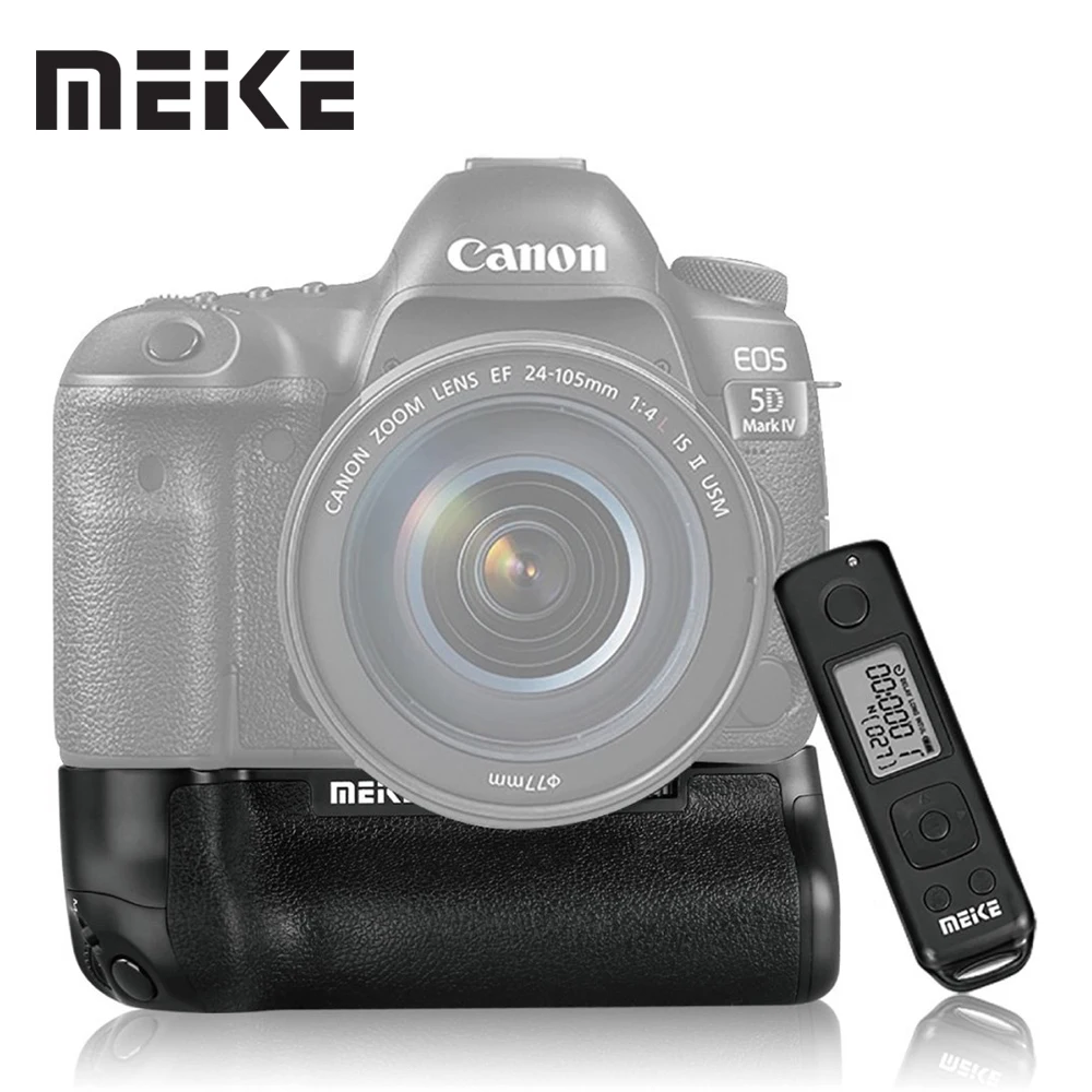 Meike MK-5DIV Pro Vertical Battery Grip with 2.4G Wireless Remote Control for Canon EOS 5D mark IV as BG-E20
Meike MK-5DIV Pro Vertical Battery Grip with 2.4G Wireless Remote Control for Canon EOS 5D mark IV as BG-E20