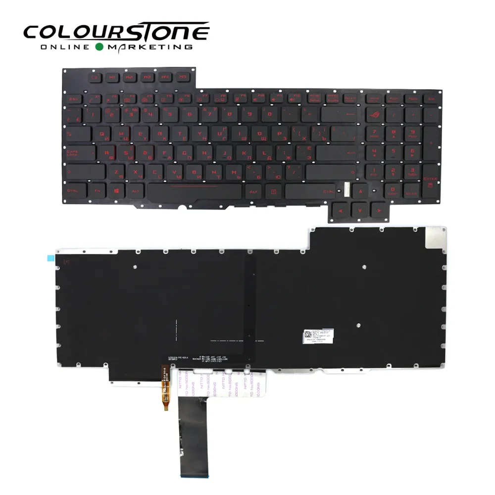 GX700 Новая русская клавиатура для ноутбука ASUS GX700V GX700VO Клавиатура RU UA без рамки