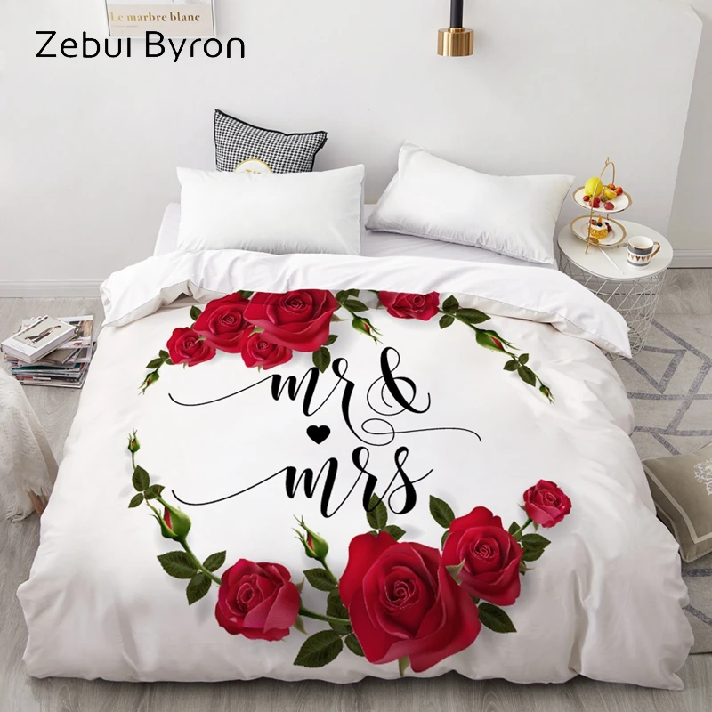 3D Duvet Cover,Comforter/Quilt/Blanket case Custom/140x200/220x240/Queen/King,Bedding Red Rose Mr&Mrs For Wedding,drop ship
3D Duvet Cover,Comforter/Quilt/Blanket case Custom/140x200/220x240/Queen/King,Bedding Red Rose Mr&Mrs For Wedding,drop ship