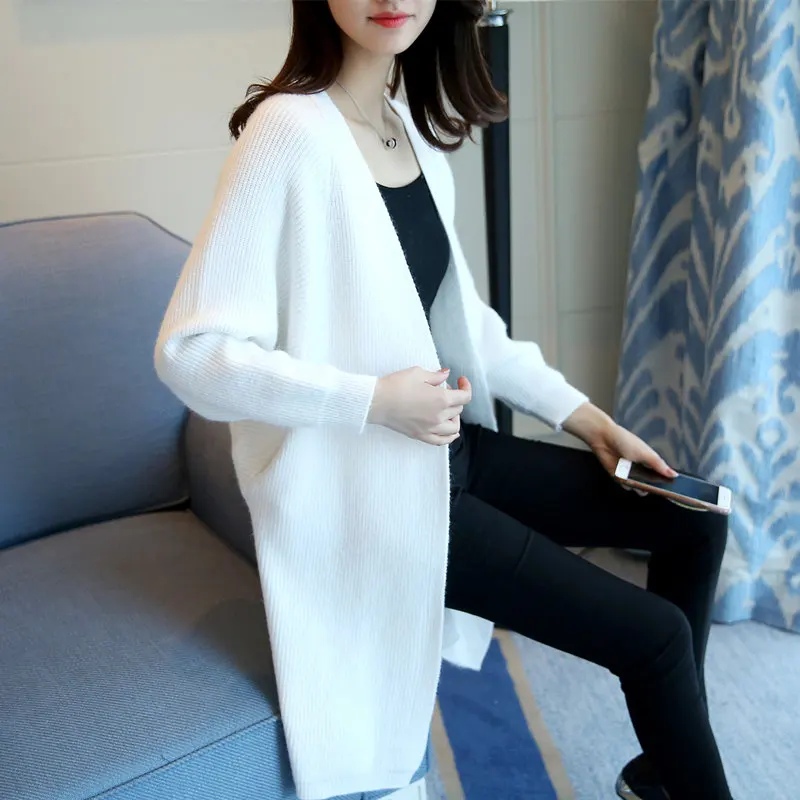 New Women Sweaters Fashion Long Cardigan Women Loose Style Knitted Sweater Spring and Autumn Sweater Jacket LJ0902
New Women Sweaters Fashion Long Cardigan Women Loose Style Knitted Sweater Spring and Autumn Sweater Jacket LJ0902