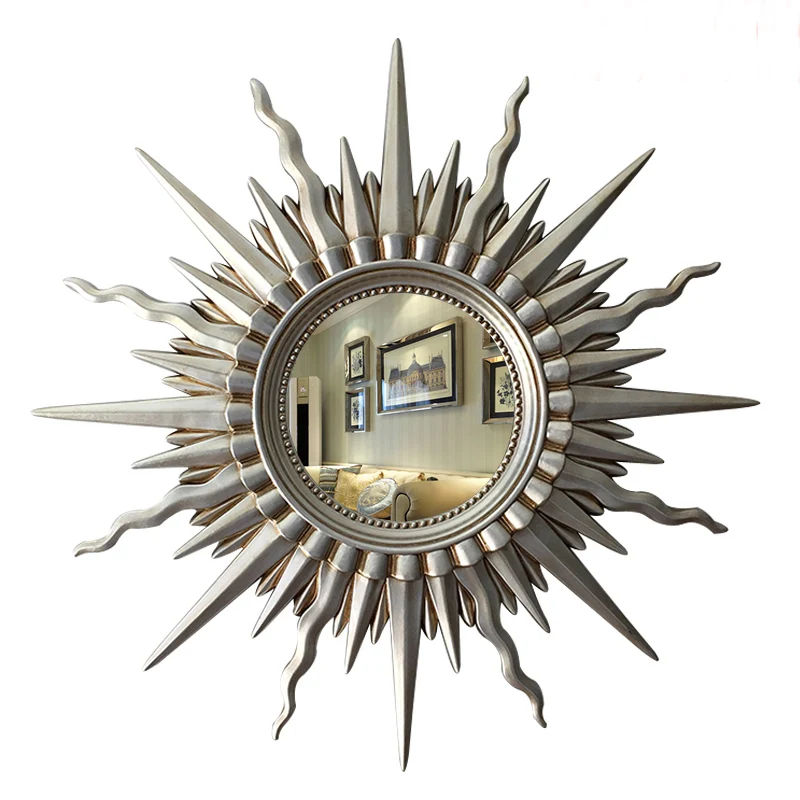 European French wall hanging mirror Living room entrance mirror sunglasses decorative mirror
European French wall hanging mirror Living room entrance mirror sunglasses decorative mirror