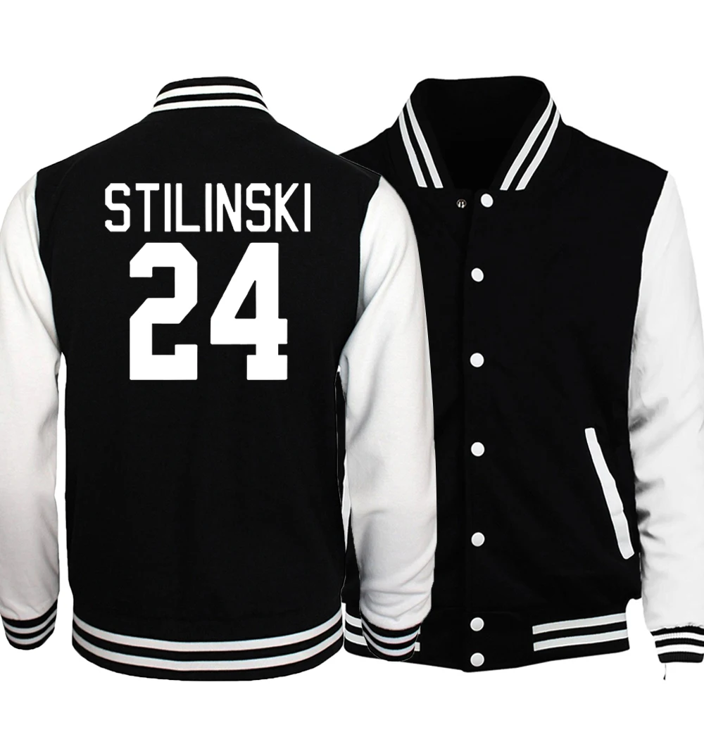 Прочный чехол Teen Wolf Stilinski 24 Бейсбол форма Для мужчин Флешер звезда S.T.A.R куртка
