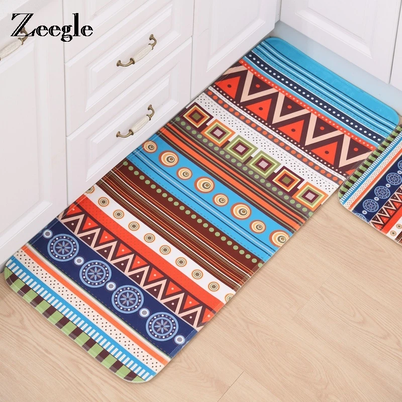Zeegle National Style Printed Corridor Mats Absorbent Floor Mats For Kitchen Anti-slip Bedroom Carpets Bedside Mats Tapete Rug
Zeegle National Style Printed Corridor Mats Absorbent Floor Mats For Kitchen Anti-slip Bedroom Carpets Bedside Mats Tapete Rug