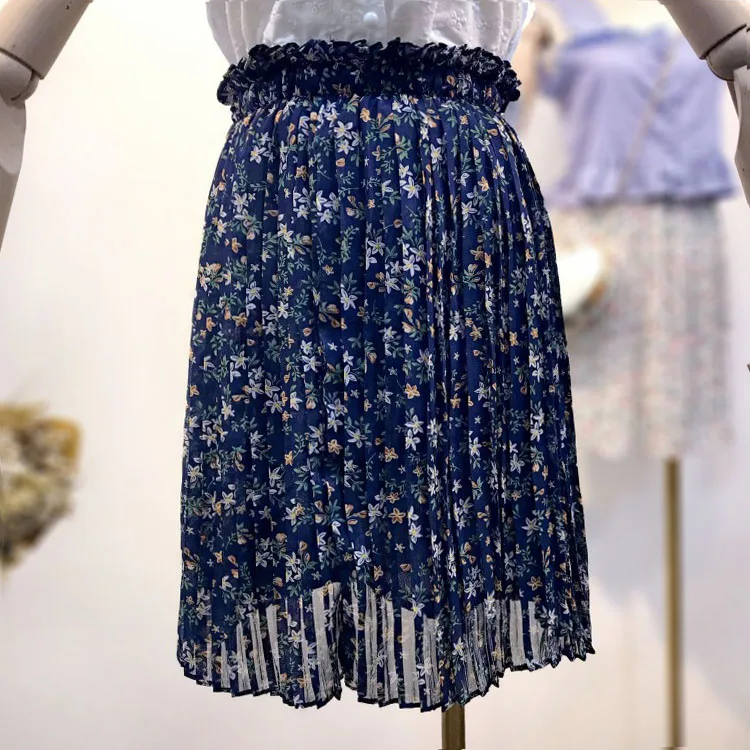 New 2019 Women's Summer Pleated Printed Floral Chiffon Mini Skirt faldas mujer moda
New 2019 Women's Summer Pleated Printed Floral Chiffon Mini Skirt faldas mujer moda