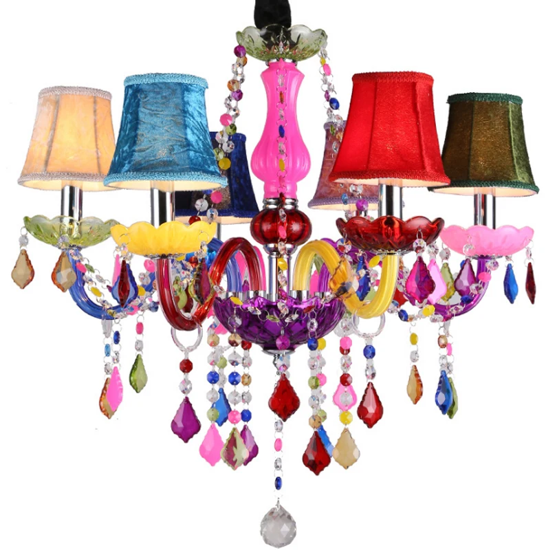Romantic Cafe Chandelier Color KTV Bar Beauty Salon Crystal Chandelier Lighting Clothing Store Girl Bedroom Foyer Living Hall
Romantic Cafe Chandelier Color KTV Bar Beauty Salon Crystal Chandelier Lighting Clothing Store Girl Bedroom Foyer Living Hall