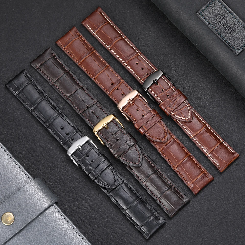 iStrap Watchbands Genuine Leather 14/16/18/20/22mm Pin Buckle Band Steel Buckle Strap Wrist Belt Bracelet + Tool
iStrap Watchbands Genuine Leather 14/16/18/20/22mm Pin Buckle Band Steel Buckle Strap Wrist Belt Bracelet + Tool