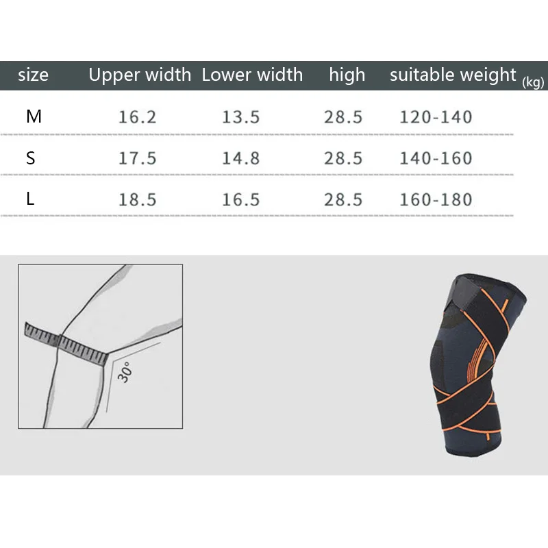 Basketball Kneecap Non-slip Kneepad Nylon Compression Knee Wrap Double Winding Pressure Ventilation Sport Safety Knee Pads
Basketball Kneecap Non-slip Kneepad Nylon Compression Knee Wrap Double Winding Pressure Ventilation Sport Safety Knee Pads