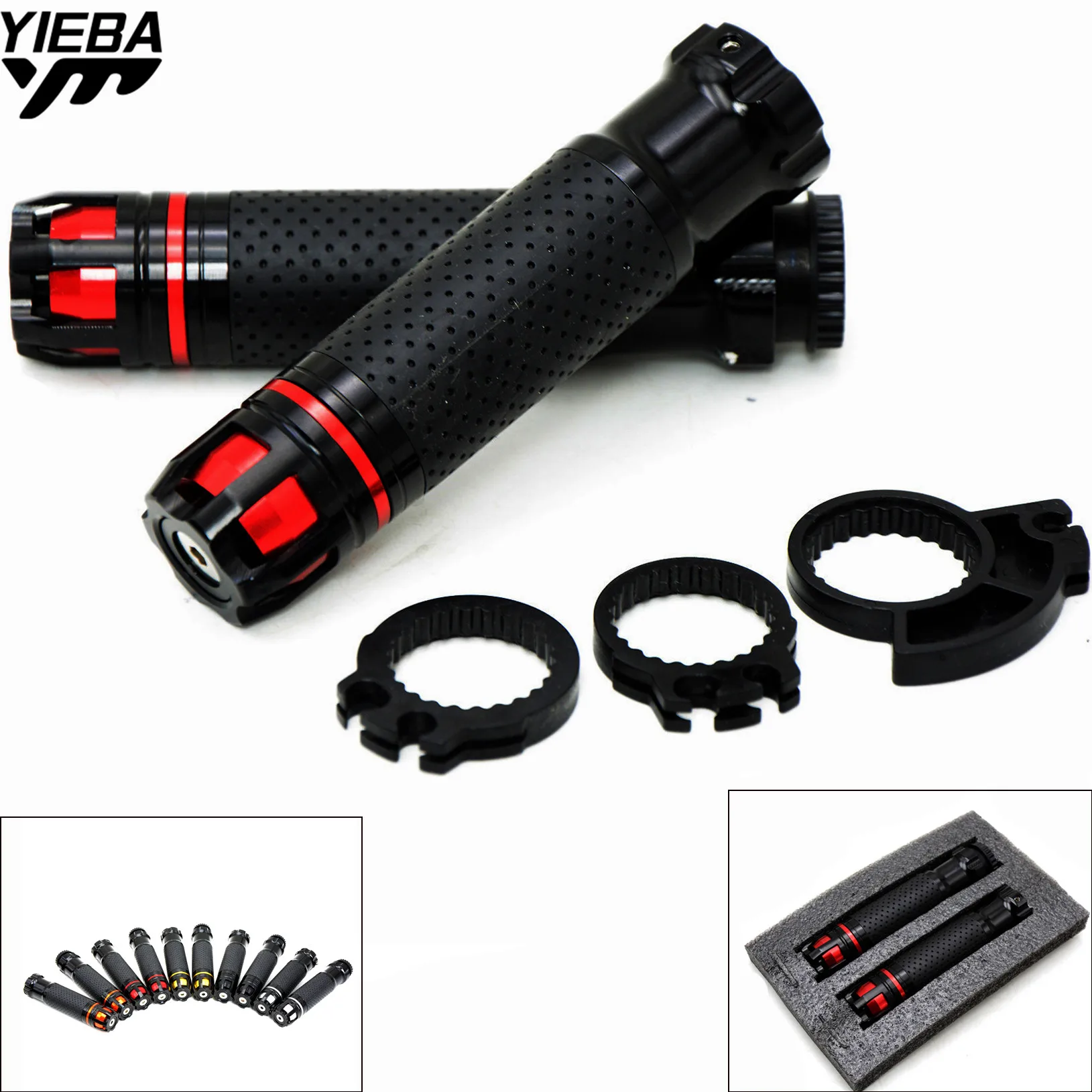 22mm Motorcycle Rubber Handlebar Hand Grips For KAWASAKI Z1000 ZX10R VERSYS 1000 03-06 1290 SupeR R/GT 690 08-11
22mm Motorcycle Rubber Handlebar Hand Grips For KAWASAKI Z1000 ZX10R VERSYS 1000 03-06 1290 SupeR R/GT 690 08-11