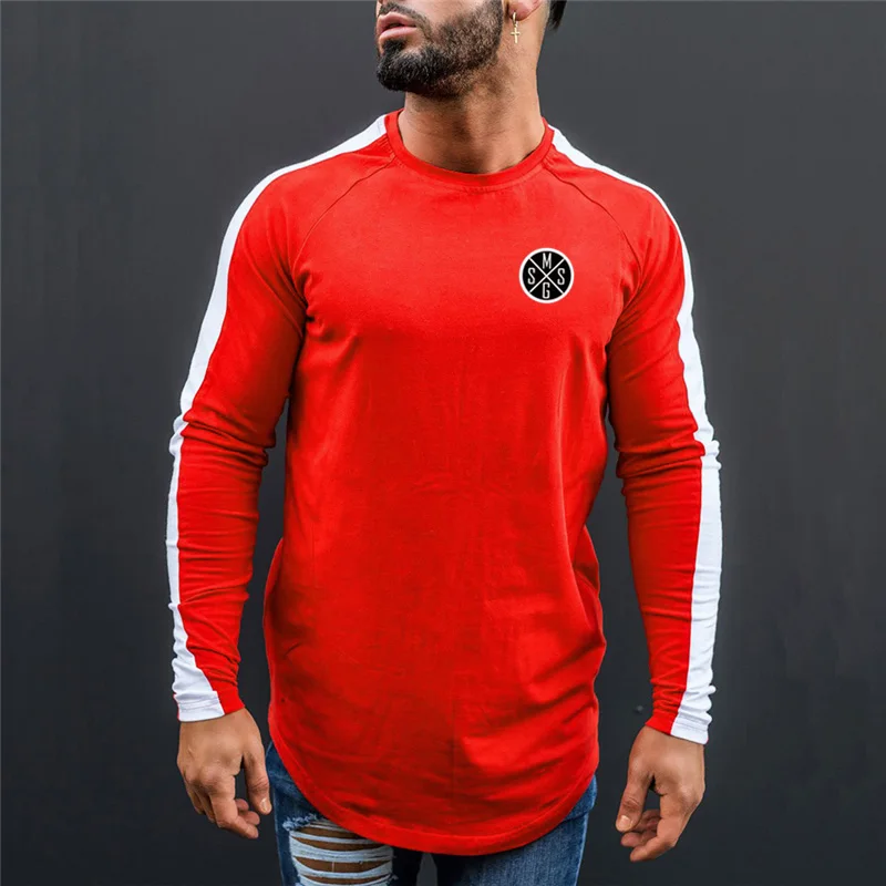 Muscleguys New Fashion O-neck T shirt Men Patchwork Cotton T shirts Male Clothes Long Sleeve T Shirt Gyms Slim Fit Tee Shirts
Muscleguys New Fashion O-neck T shirt Men Patchwork Cotton T shirts Male Clothes Long Sleeve T Shirt Gyms Slim Fit Tee Shirts