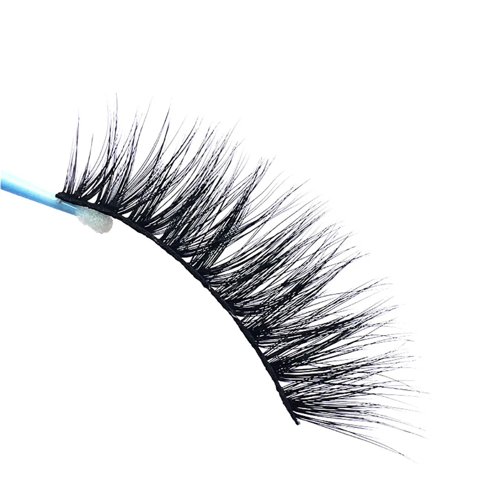 

1Pair Luxury 3D False Lashes Fluffy Strip Eyelashes Long Natural Party mink lashes 3d mink extension eyelashes 1cm-1.5cm 10.18