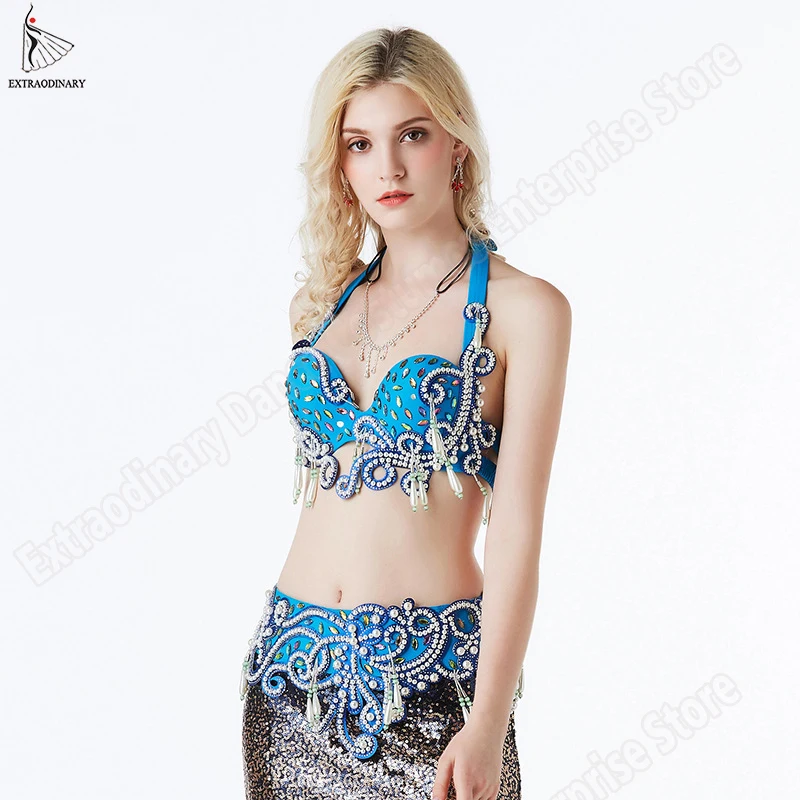 Oriental Bra Hip Scarf Belly Dance Costume Carnival Women Bellydance Beaded Shinning Rhinestones Bra Belt 2 Pcs Eastern Outfits
Oriental Bra Hip Scarf Belly Dance Costume Carnival Women Bellydance Beaded Shinning Rhinestones Bra Belt 2 Pcs Eastern Outfits
