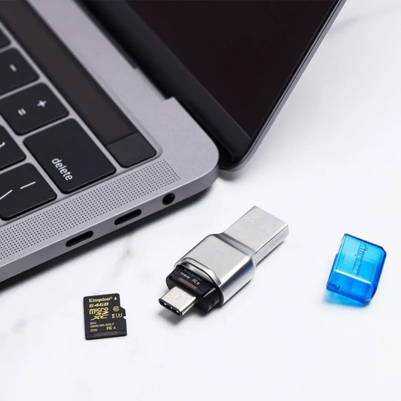 Kingston Micro SD кард ридер USB 3 0 1 Type C двойной порт адаптер для телефона аксессуар