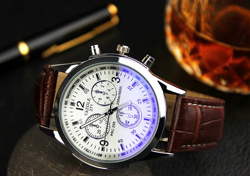 Watches Men Luxury Brand Wrist Watch New Fashion Relogio Masculino PU Leather Men High Quality Quartz Watch Relogio montre
Watches Men Luxury Brand Wrist Watch New Fashion Relogio Masculino PU Leather Men High Quality Quartz Watch Relogio montre