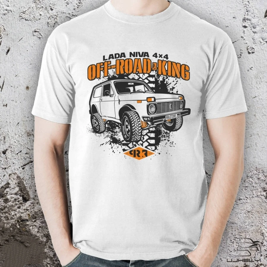 Lada Niva 4X4 Sport Taiga Off Road Lada Off Road King Niva Cotton Straight O-Neck Short Sleeve Homme Men Funny Hipster T Shirt
Lada Niva 4X4 Sport Taiga Off Road Lada Off Road King Niva Cotton Straight O-Neck Short Sleeve Homme Men Funny Hipster T Shirt