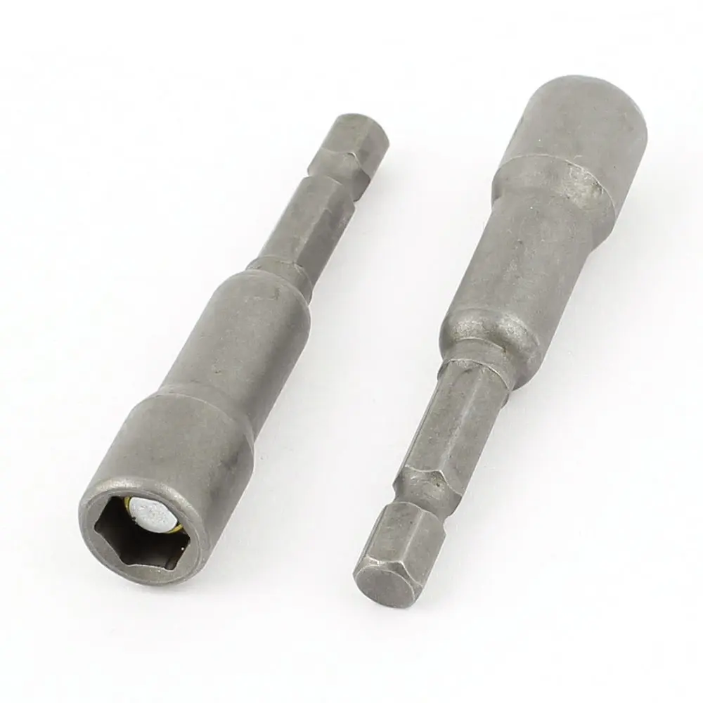 UXCELL 2 Pcs 8mm Hex Nut Driver Set Socket Magnet Head Tip Drill Bit Tool 13 x 65mm Size Hot Sale
UXCELL 2 Pcs 8mm Hex Nut Driver Set Socket Magnet Head Tip Drill Bit Tool 13 x 65mm Size Hot Sale