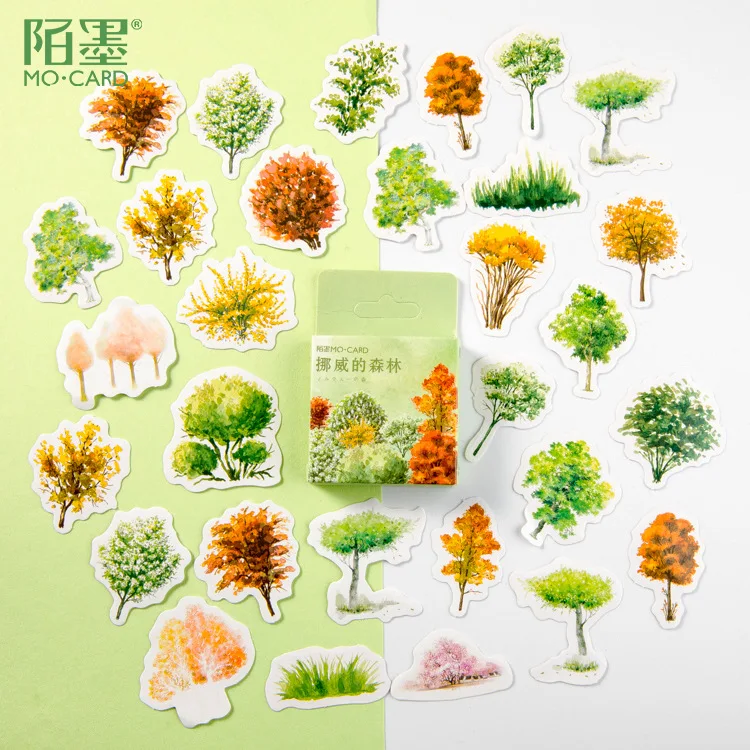 46pcs/pack Trees Forest Label Stickers Decorative Stationery Stickers Scrapbooking Diy Diary Album Stick Label
46pcs/pack Trees Forest Label Stickers Decorative Stationery Stickers Scrapbooking Diy Diary Album Stick Label
