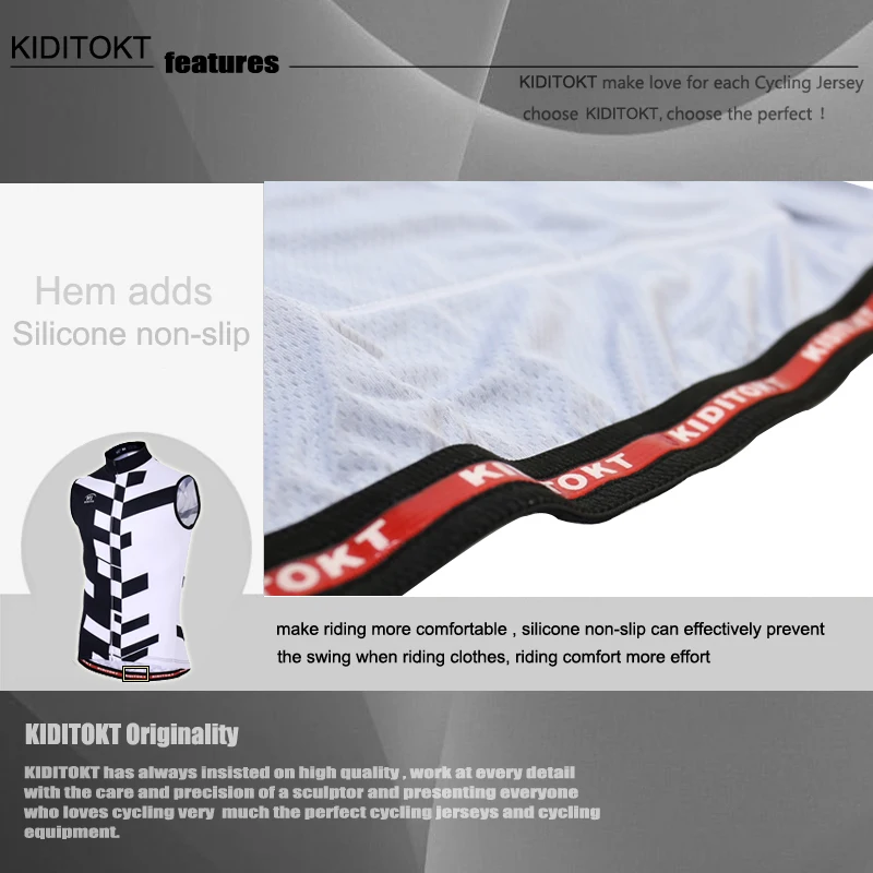 KIDITOKT Sleeveless Summer Pro Cycling Jersey Maillot Ropa Ciclismo Racing Bike Sportswear Quick-dry Bicycle Cycling Clothing
KIDITOKT Sleeveless Summer Pro Cycling Jersey Maillot Ropa Ciclismo Racing Bike Sportswear Quick-dry Bicycle Cycling Clothing