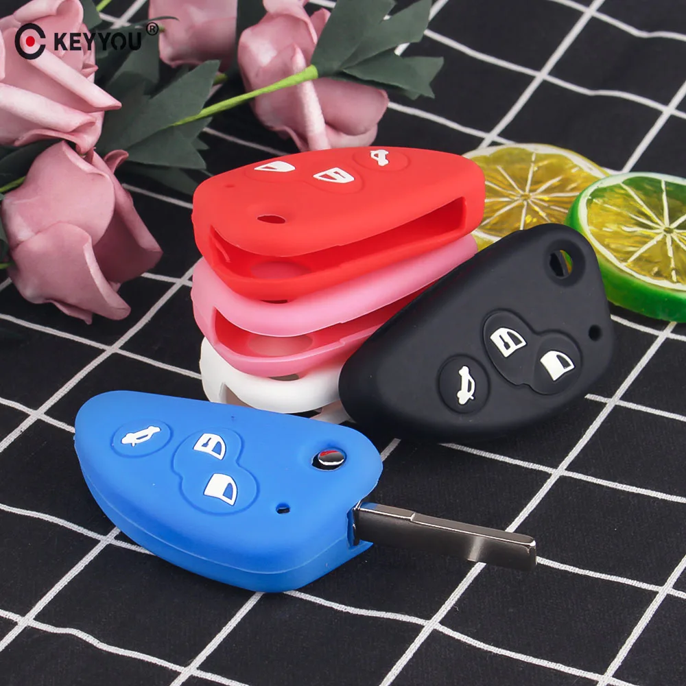 KEYYOU Silicone Rubber Car Key Cover Case For Alfa Romeo 147 166 156 JTD TS GT Flip Folding Key High Quality Free Shipping
KEYYOU Silicone Rubber Car Key Cover Case For Alfa Romeo 147 166 156 JTD TS GT Flip Folding Key High Quality Free Shipping