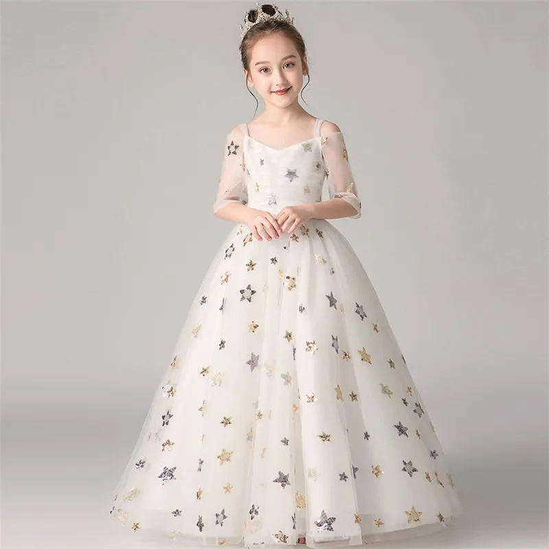 3~14Years Kids Teens White Color Elegant Wedding Birthday Party Half-Sleeves Princess Fluffy Dress Girls Children Piano Dress
3~14Years Kids Teens White Color Elegant Wedding Birthday Party Half-Sleeves Princess Fluffy Dress Girls Children Piano Dress