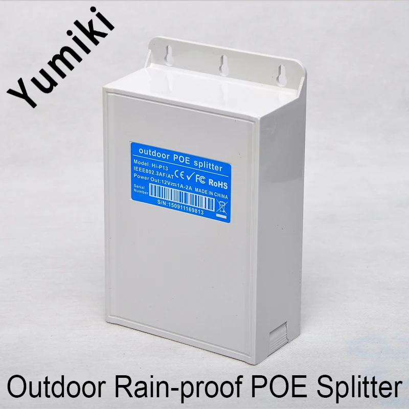 outdoor outside Security application isolated DC12V/1.5-2A 15.4W waterproof/rain-proof POE Splitter poe injector
outdoor outside Security application isolated DC12V/1.5-2A 15.4W waterproof/rain-proof POE Splitter poe injector