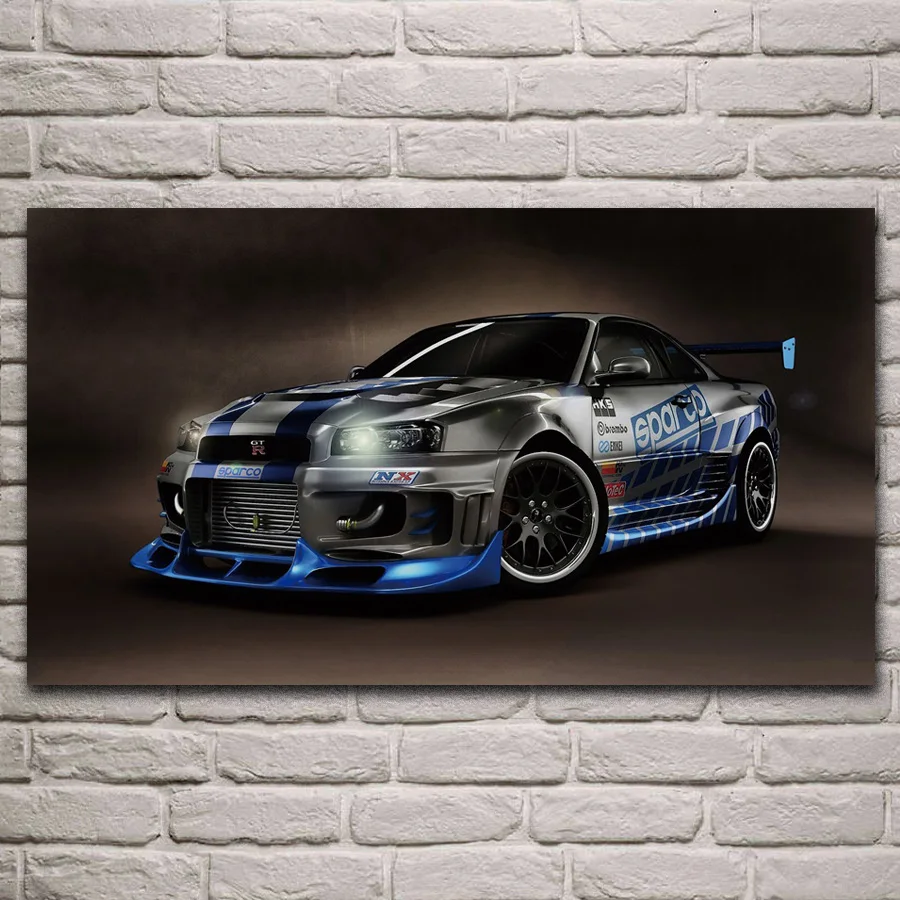 Спортивный автомобиль Skyline GT R R34, тюнинг, картина из ткани настенные постеры, украшение для дома, гостиной, спальни KJ423
Спортивный автомобиль Skyline GT R R34, тюнинг, картина из ткани настенные постеры, украшение для дома, гостиной, спальни KJ423