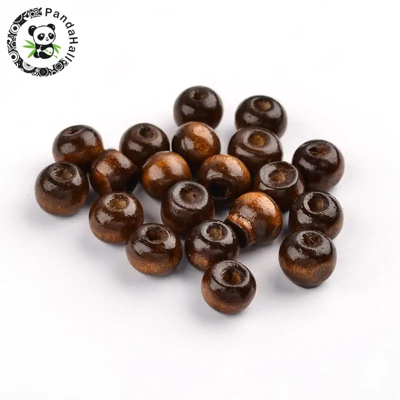 Handmade Wood Beads, Lead Free, Dyed, Round, Coffee, 8mm, Hole: 2mm; about 6000pcs/1000g
Handmade Wood Beads, Lead Free, Dyed, Round, Coffee, 8mm, Hole: 2mm; about 6000pcs/1000g