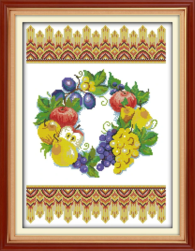 Fruits tapestry cross stitch kit count pring stamped fabric 18 14ct 11ct hand embroidery DIY handmade needlework supplies bag
Fruits tapestry cross stitch kit count pring stamped fabric 18 14ct 11ct hand embroidery DIY handmade needlework supplies bag