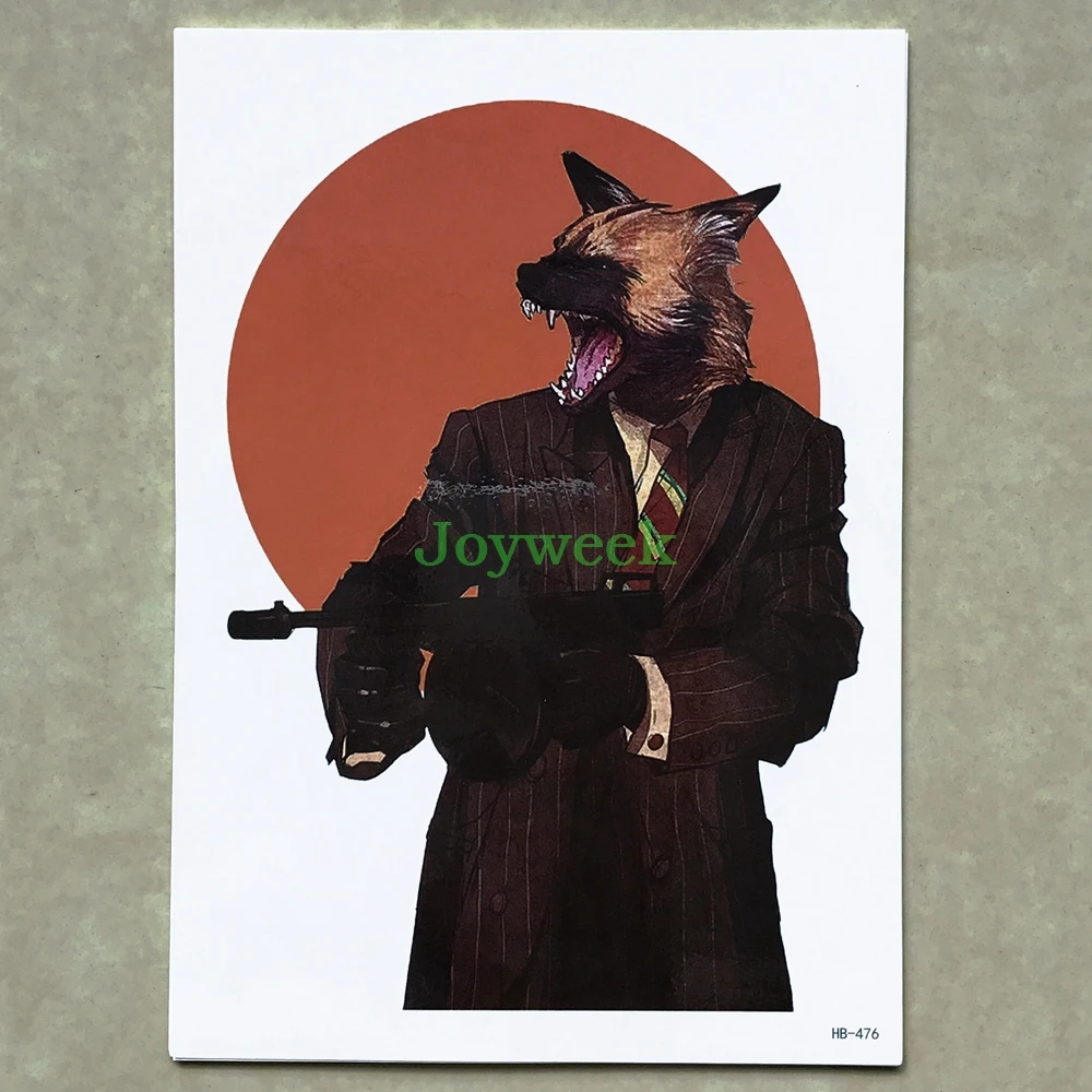 Waterproof Temporary Tattoo Sticker large size Mr.wolf tatto stickers flash tatoo fake tattoos for women men
Waterproof Temporary Tattoo Sticker large size Mr.wolf tatto stickers flash tatoo fake tattoos for women men