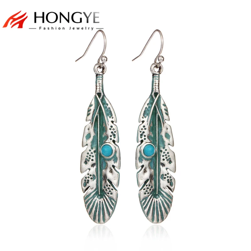 2022 Vintage Drop Feather Earrings for Women - Round Blue Enameling Rhinestone Beads Leaves Dangling Earrings
2022 Vintage Drop Feather Earrings for Women - Round Blue Enameling Rhinestone Beads Leaves Dangling Earrings