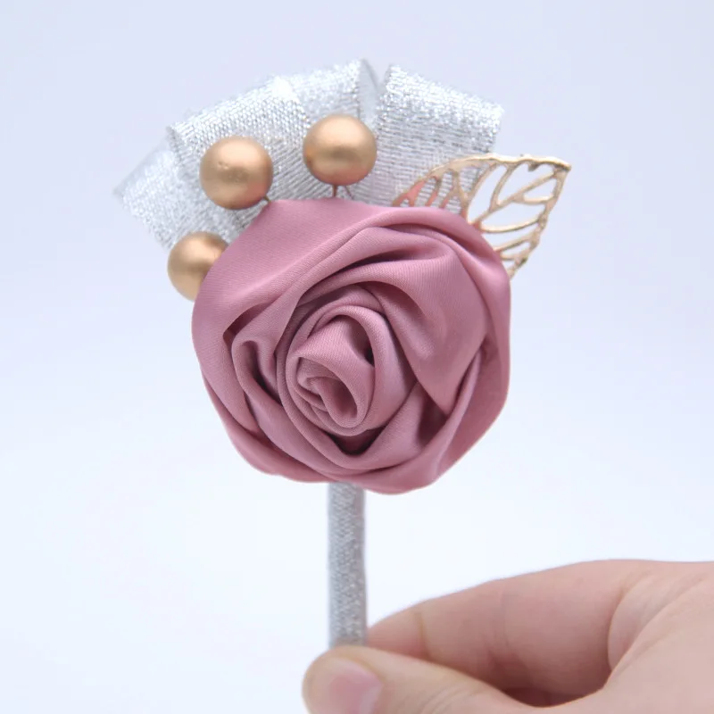 Bridal Wrist Flower Handmade Rose Wrist Flowers For Bridesmaid Wrist Corsage Band Wedding Accessories 727
Bridal Wrist Flower Handmade Rose Wrist Flowers For Bridesmaid Wrist Corsage Band Wedding Accessories 727