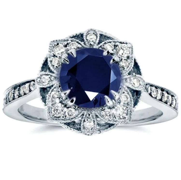 2023 Luxury Beautiful Flower Rings Blue Cz Crystal Silver Color Jewelry Fashion Charming Engagement Wedding Band Ring For Women
2023 Luxury Beautiful Flower Rings Blue Cz Crystal Silver Color Jewelry Fashion Charming Engagement Wedding Band Ring For Women