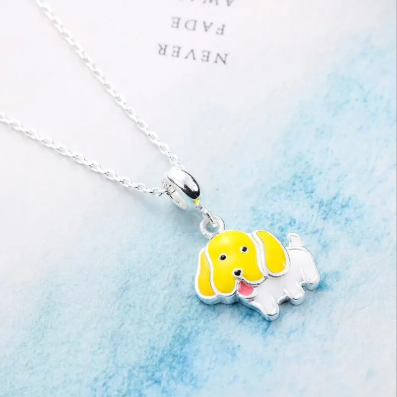 New Arrival Cute Animal Puppy Beautiful 925 Sterling Silver Jewelry Two Colors Dog Clavicle Chain Pendant Necklaces N176
New Arrival Cute Animal Puppy Beautiful 925 Sterling Silver Jewelry Two Colors Dog Clavicle Chain Pendant Necklaces N176