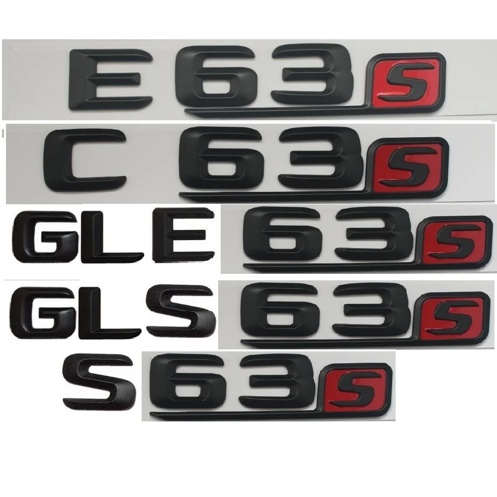 Matt Black Red 3D Letters Trunk Emblems Badges for Mercedes Benz AMG C63 E63s S63s CLS63s GLE63s GLS63s 4MATIC CDI
Matt Black Red 3D Letters Trunk Emblems Badges for Mercedes Benz AMG C63 E63s S63s CLS63s GLE63s GLS63s 4MATIC CDI