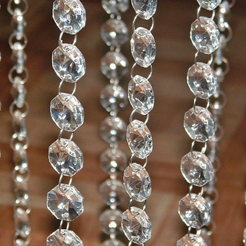 5M/lot 14mm 2 holes Crystal Octagon Bead Prism Chandelier Crystal with metal rings
5M/lot 14mm 2 holes Crystal Octagon Bead Prism Chandelier Crystal with metal rings