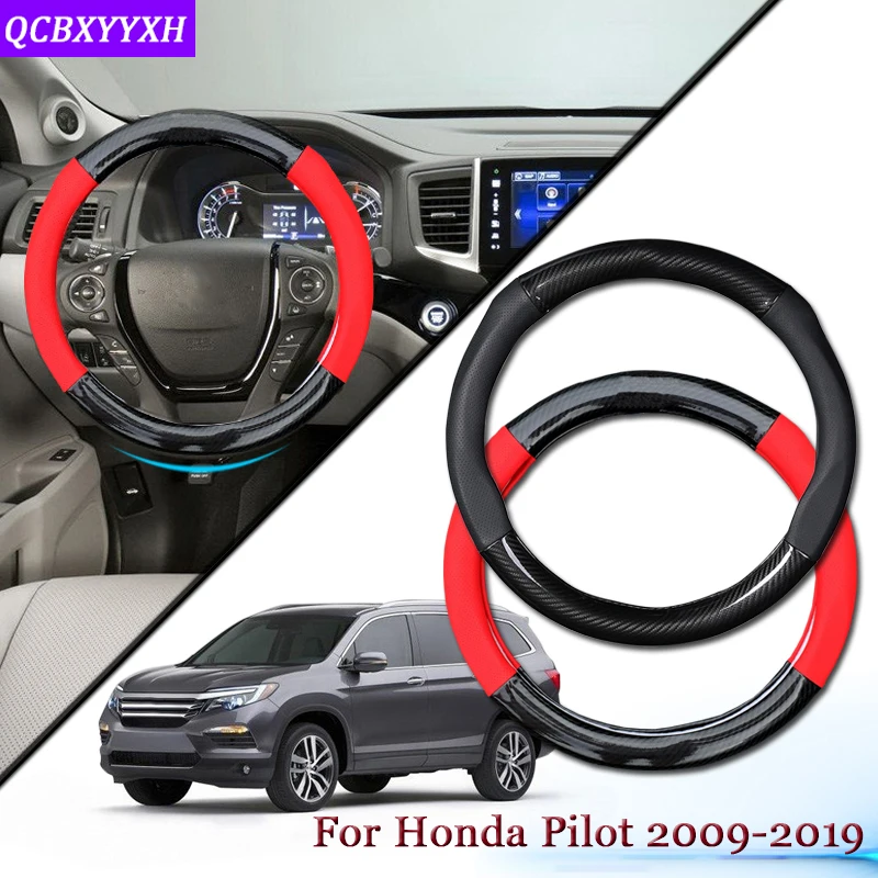 Car Carbon Fiber Leather Car Steering Wheel Cover Car Steering-wheel Hubs Automobiles Auto Accessories For Honda Pilot 2009-2019
Car Carbon Fiber Leather Car Steering Wheel Cover Car Steering-wheel Hubs Automobiles Auto Accessories For Honda Pilot 2009-2019