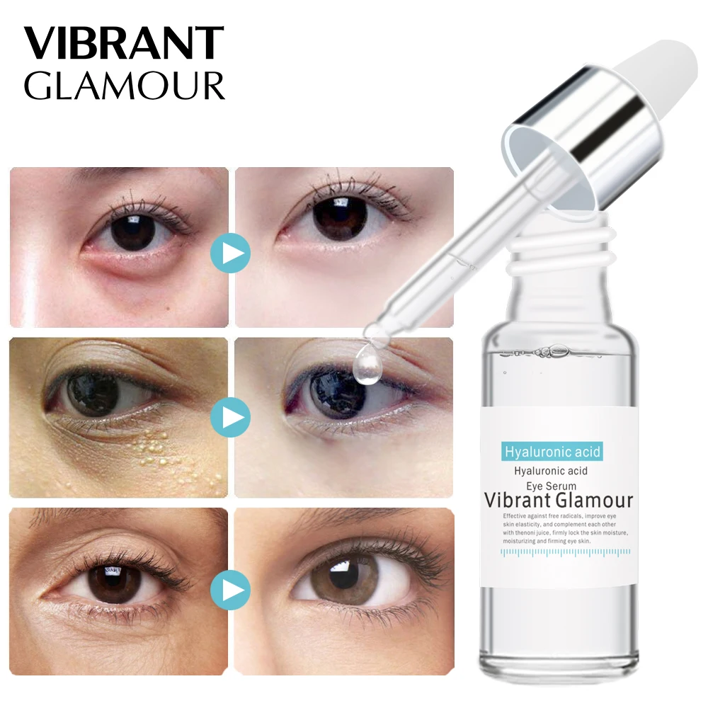 VIBRANT GLAMOUR Hyaluronic Acid Eye Serum Anti Aging Wrinkle Remover Dark Circles Remove Fat Particles Moisturizing Eye Care New
VIBRANT GLAMOUR Hyaluronic Acid Eye Serum Anti Aging Wrinkle Remover Dark Circles Remove Fat Particles Moisturizing Eye Care New