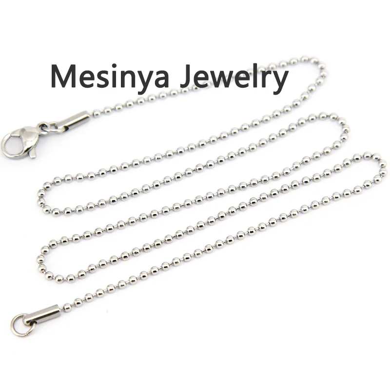 20pcs 41CM length 1.5 width 316L Stainless steel plating ball chain for glass floating charm locket
20pcs 41CM length 1.5 width 316L Stainless steel plating ball chain for glass floating charm locket