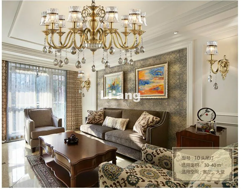 Modern European Style Brass Chandelier Light Fixture Antique Brass Chandelier Light, Vintage Copper Crystal Lamp 100% Guaranteed
Modern European Style Brass Chandelier Light Fixture Antique Brass Chandelier Light, Vintage Copper Crystal Lamp 100% Guaranteed