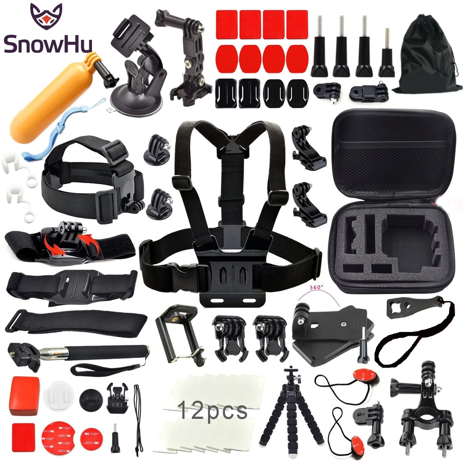 Аксессуары SnowHu для Gopro 56 в 1 комплект Плавающий поплавок для фотоаппаратов Yi sjcam sport cameraGS12
Аксессуары SnowHu для Gopro 56 в 1 комплект Плавающий поплавок для фотоаппаратов Yi sjcam sport cameraGS12