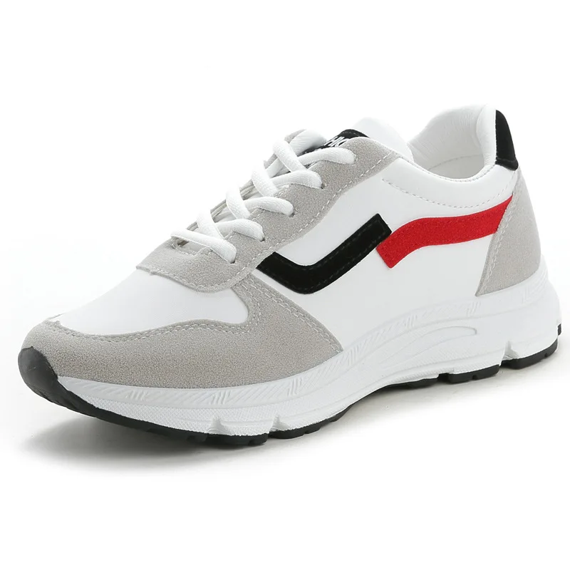White Sneakers Female Student Shoes Textile Insole Casual Lace Up Simple Round Toe PU Leather Stitching Running Women Shoes
White Sneakers Female Student Shoes Textile Insole Casual Lace Up Simple Round Toe PU Leather Stitching Running Women Shoes