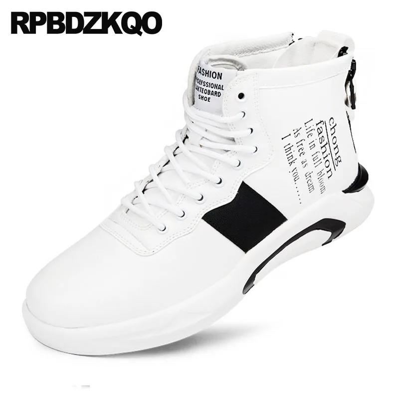 Red Thick Soled Zipper Waterproof White High Sole Male Men Trainer Platform Sneakers Top Shoes Boots Booties Lace Up Harajuku
Red Thick Soled Zipper Waterproof White High Sole Male Men Trainer Platform Sneakers Top Shoes Boots Booties Lace Up Harajuku