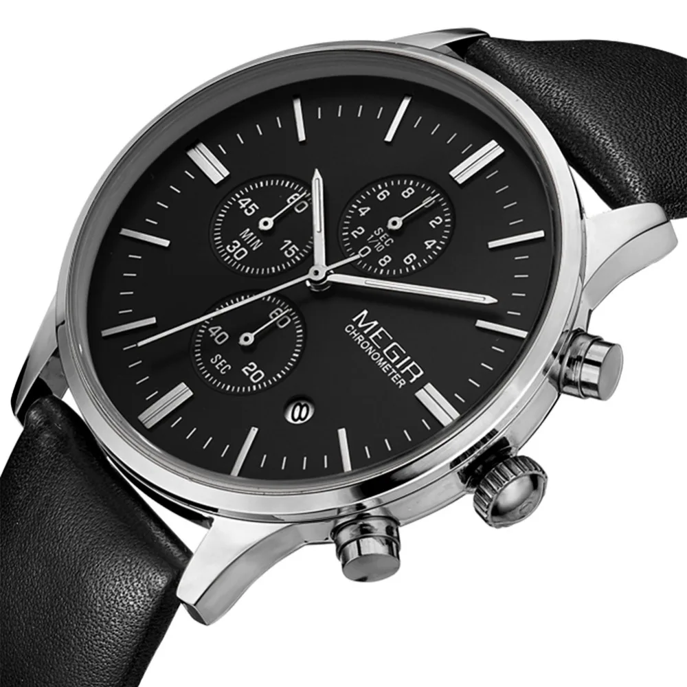 Luxury Men Watches Leather Strap Black Dial Luminous Hands Calendar 30M Waterproof Men's Wristwatch Quartz Male Watch 2019 wach
Luxury Men Watches Leather Strap Black Dial Luminous Hands Calendar 30M Waterproof Men's Wristwatch Quartz Male Watch 2019 wach