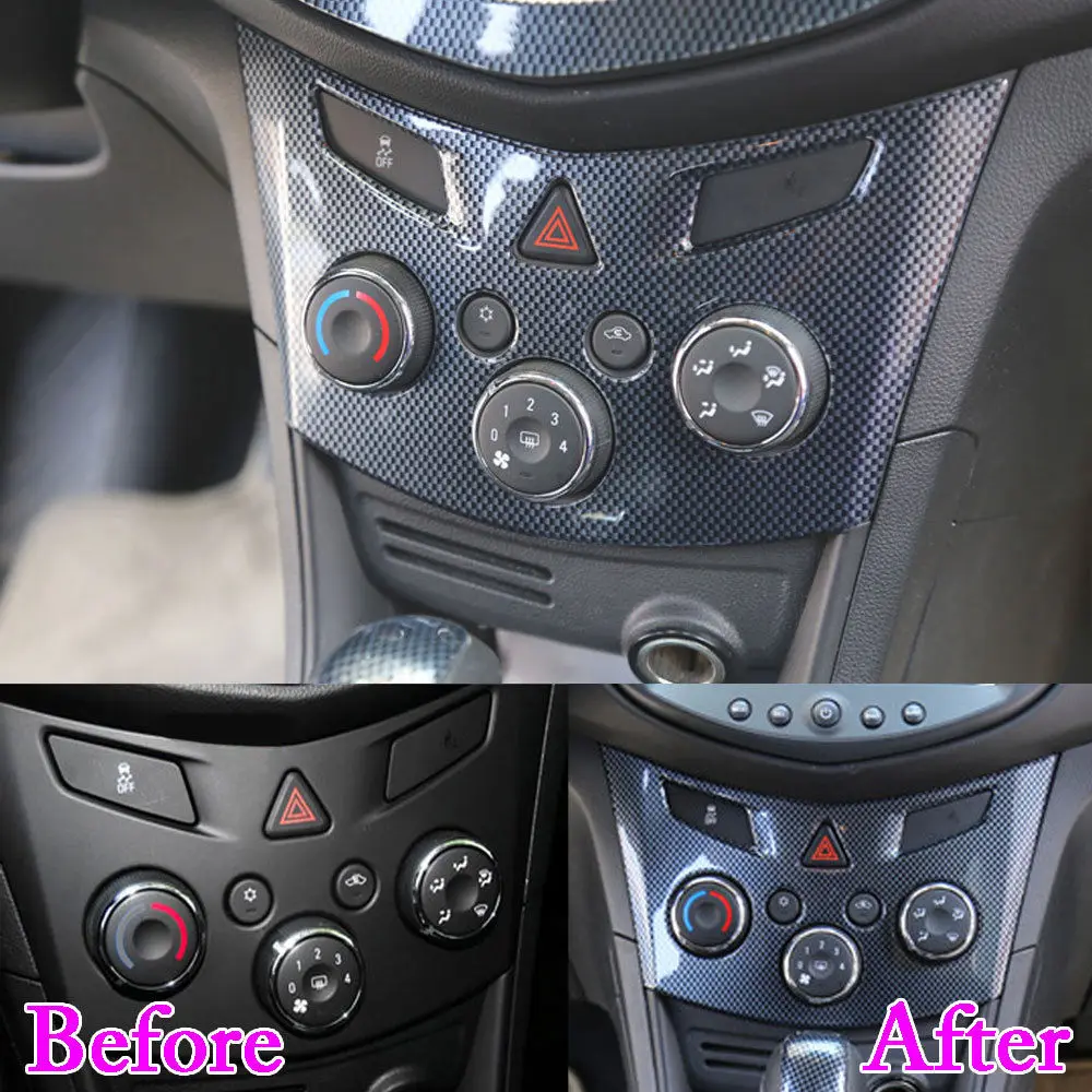 For Chevrolet Trax 2014 2015 2016 1x ABS Plastic Air Condition Button Panel Cover Trim Carbon Fiber Style Decorative Accessories
For Chevrolet Trax 2014 2015 2016 1x ABS Plastic Air Condition Button Panel Cover Trim Carbon Fiber Style Decorative Accessories