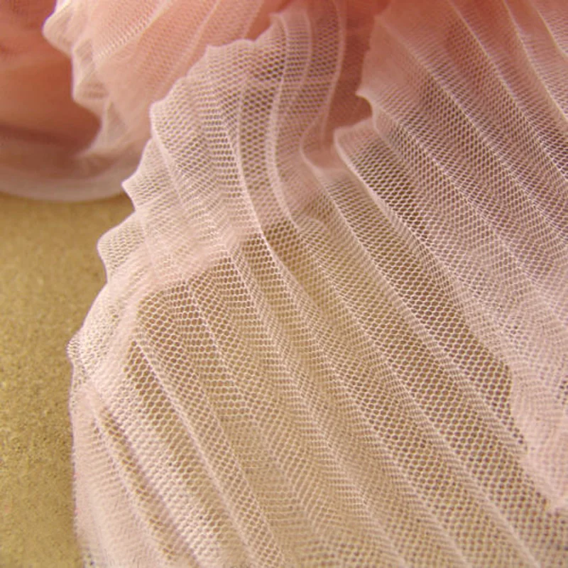 5Metres Evening Gowns Pleated Mesh Fabric Pink Color Crumpled Tulle Net Fabric For Tutu Skirt Dress Crushed
5Metres Evening Gowns Pleated Mesh Fabric Pink Color Crumpled Tulle Net Fabric For Tutu Skirt Dress Crushed