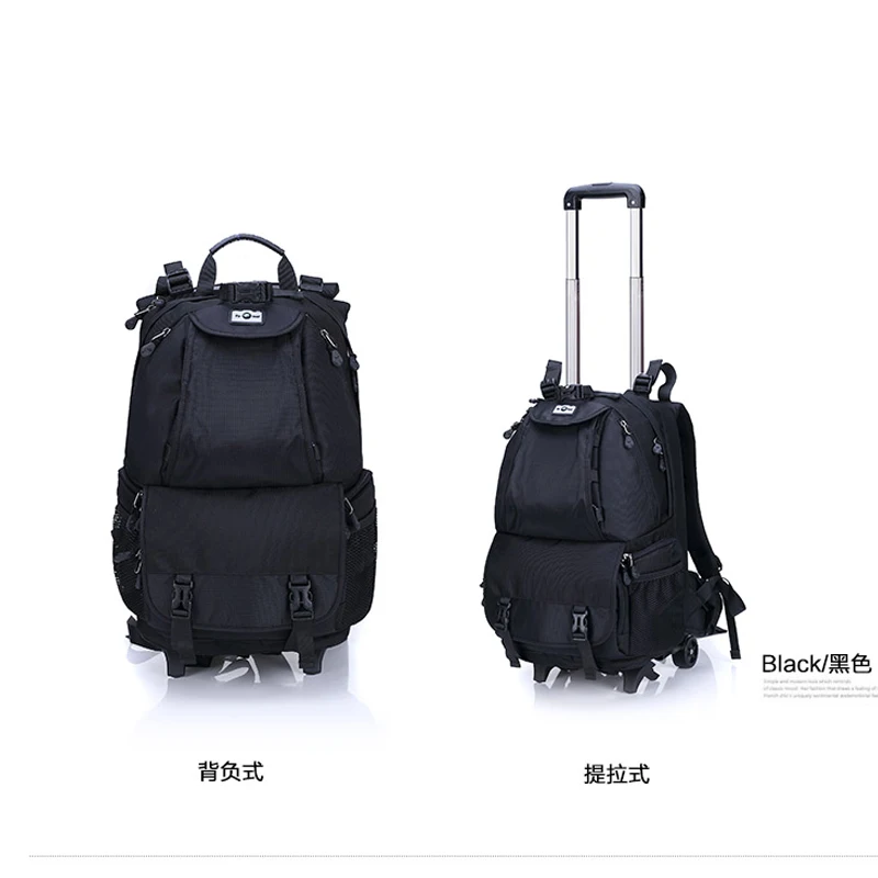Flyleaf FL-9076# Digital SLR camera bag Trolley bag waterproof professional large-capacity camera bag can put 15.6-inch laptop
Flyleaf FL-9076# Digital SLR camera bag Trolley bag waterproof professional large-capacity camera bag can put 15.6-inch laptop