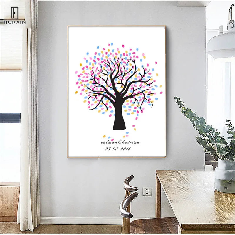 DIY Fingerprint Guestbook Souvenir Spring Summer Romance Blooming Tree with Flowers of Wishes for Birthday Wedding Holiday Decor
DIY Fingerprint Guestbook Souvenir Spring Summer Romance Blooming Tree with Flowers of Wishes for Birthday Wedding Holiday Decor