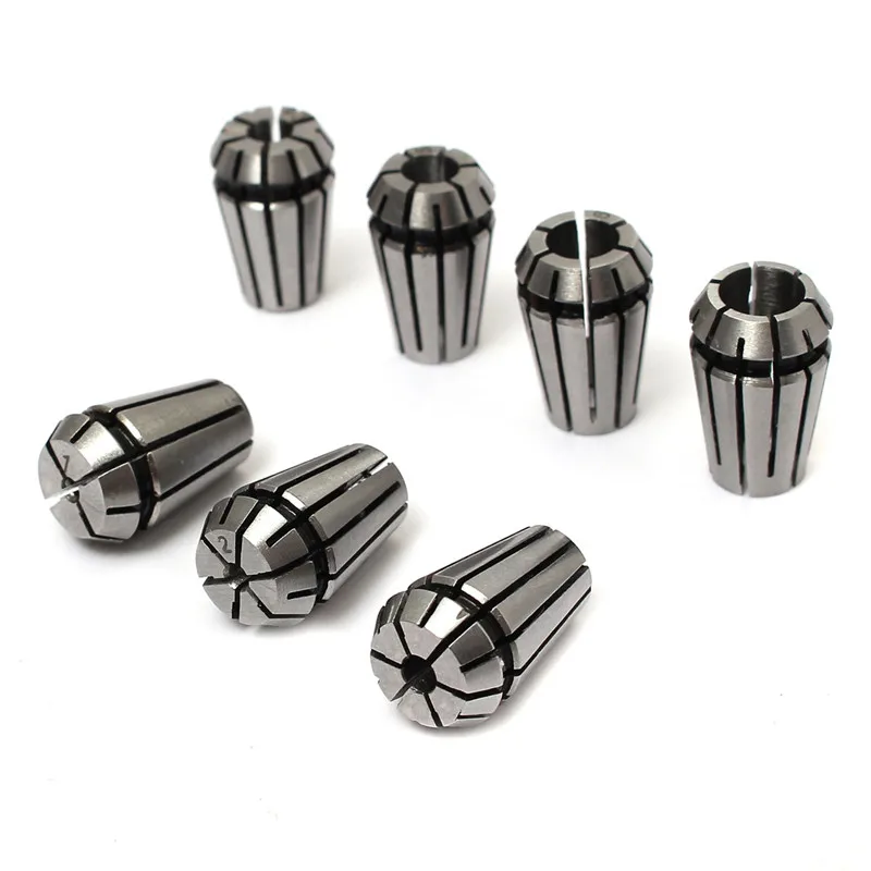 Hot 7 pcs of 1-7MM ER11 Chuck Collet Tool Bits For Mini CNC Router Engraving Milling Drilling Machine
Hot 7 pcs of 1-7MM ER11 Chuck Collet Tool Bits For Mini CNC Router Engraving Milling Drilling Machine