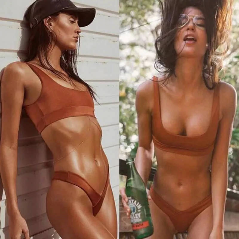 Sexy Women's Push-up Bikini Set Brazilian Padded Biquini Low Waisted Swimsuit Pure Color Swimwear Female Beachwear Bathing Suit
Sexy Women's Push-up Bikini Set Brazilian Padded Biquini Low Waisted Swimsuit Pure Color Swimwear Female Beachwear Bathing Suit
