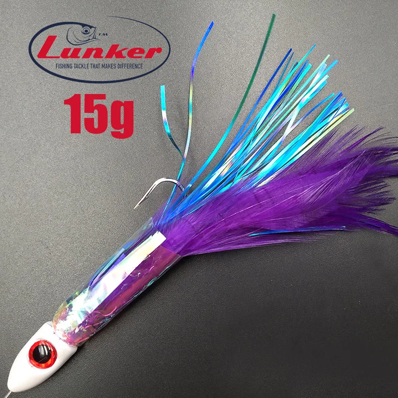 Lunker wahoo rig 15 г троллинг приманки проволока ballyhoo Лодка Красный Снэппер юбки соленая